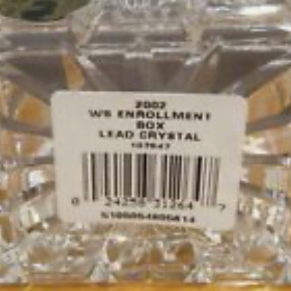 Waterford Society Crystal Square Trinket Box 2002 - Picture 7 of 7